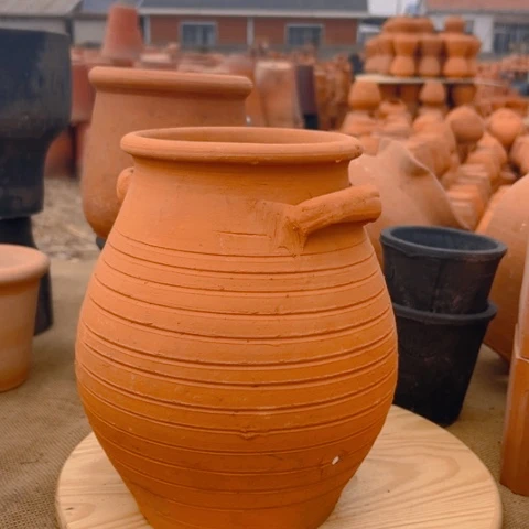 红陶口14高24微瑕