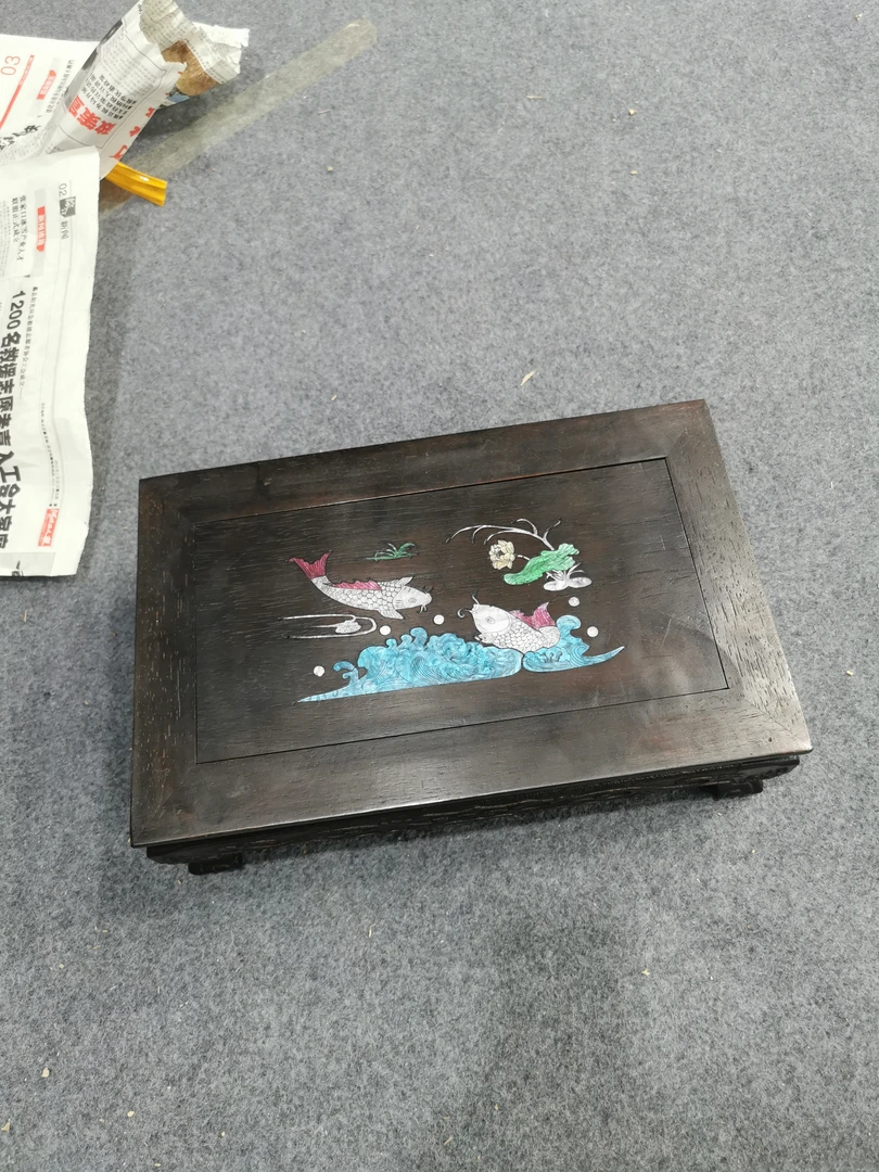 小炕桌小底座鲤鱼