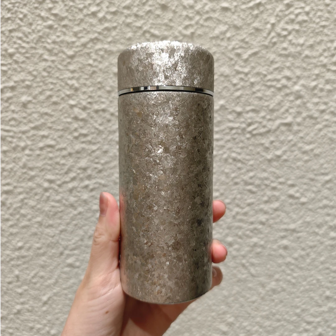 器态玲珑保温杯-冰花白QT0018口袋杯