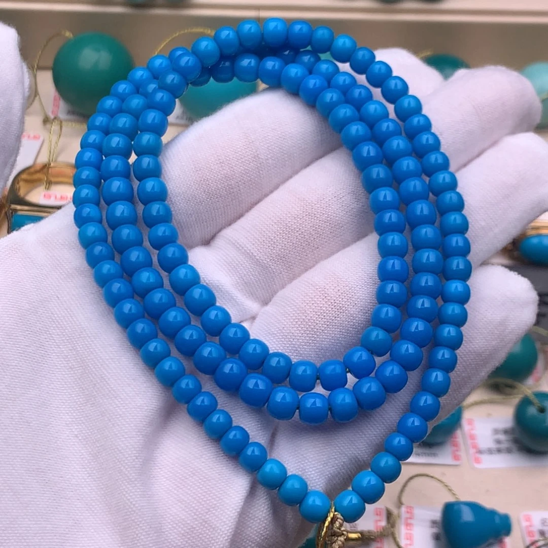 绿松石18K金镶嵌珠宝奇石