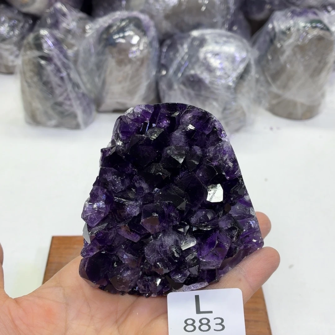 水晶摆件未镶嵌天然紫水晶