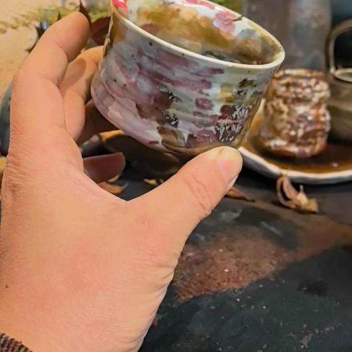 摆件陶手工高温原矿窑变新品