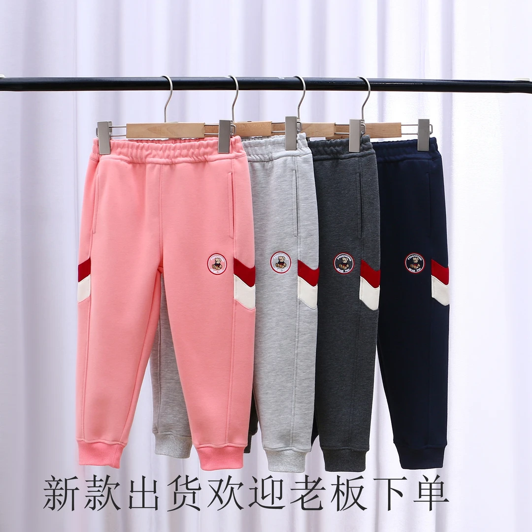 3321儿童春秋款卫裤中大童休闲裤子宝宝童裤男女童学院风运动裤