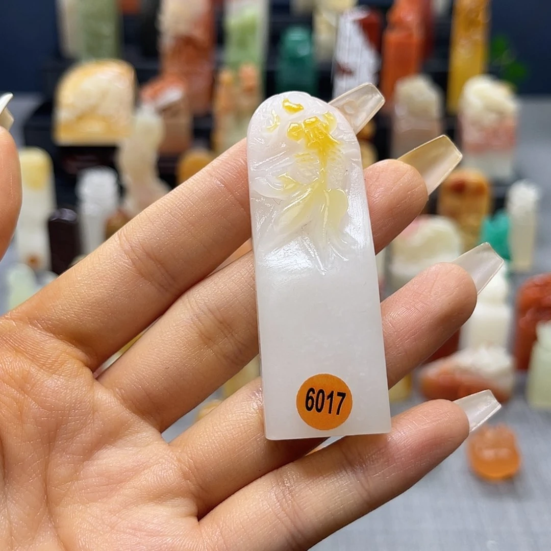 寿山石印石包邮包刻6017