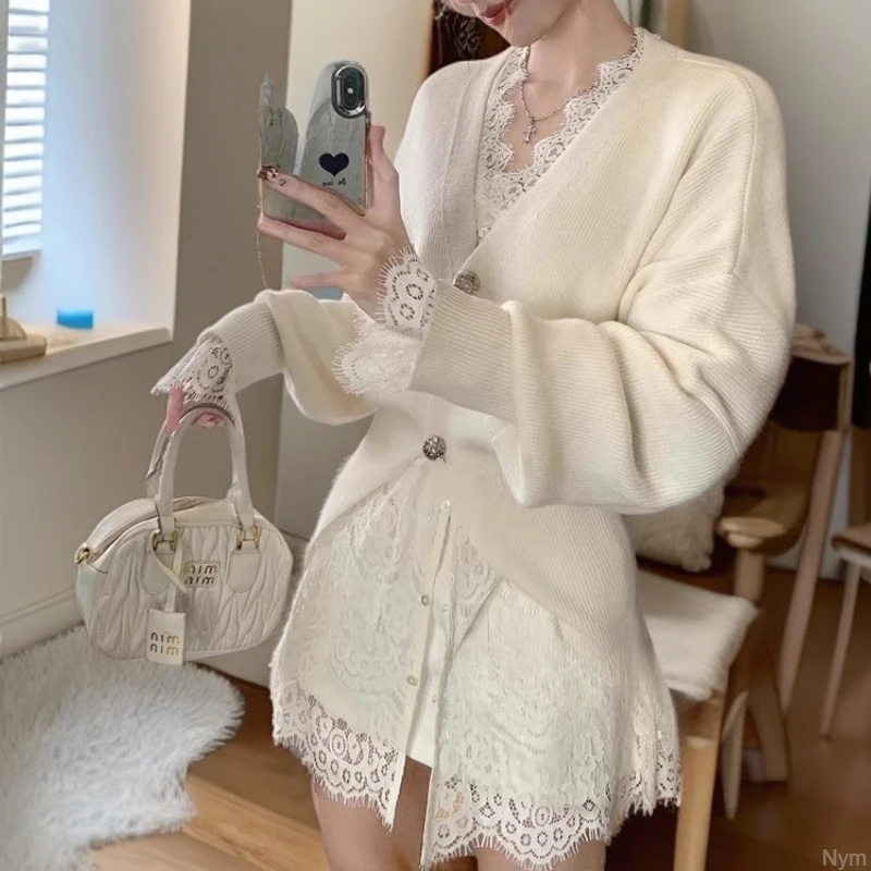 法式高级感超好看针织开衫2025春秋新款今年流行独特别致上衣女