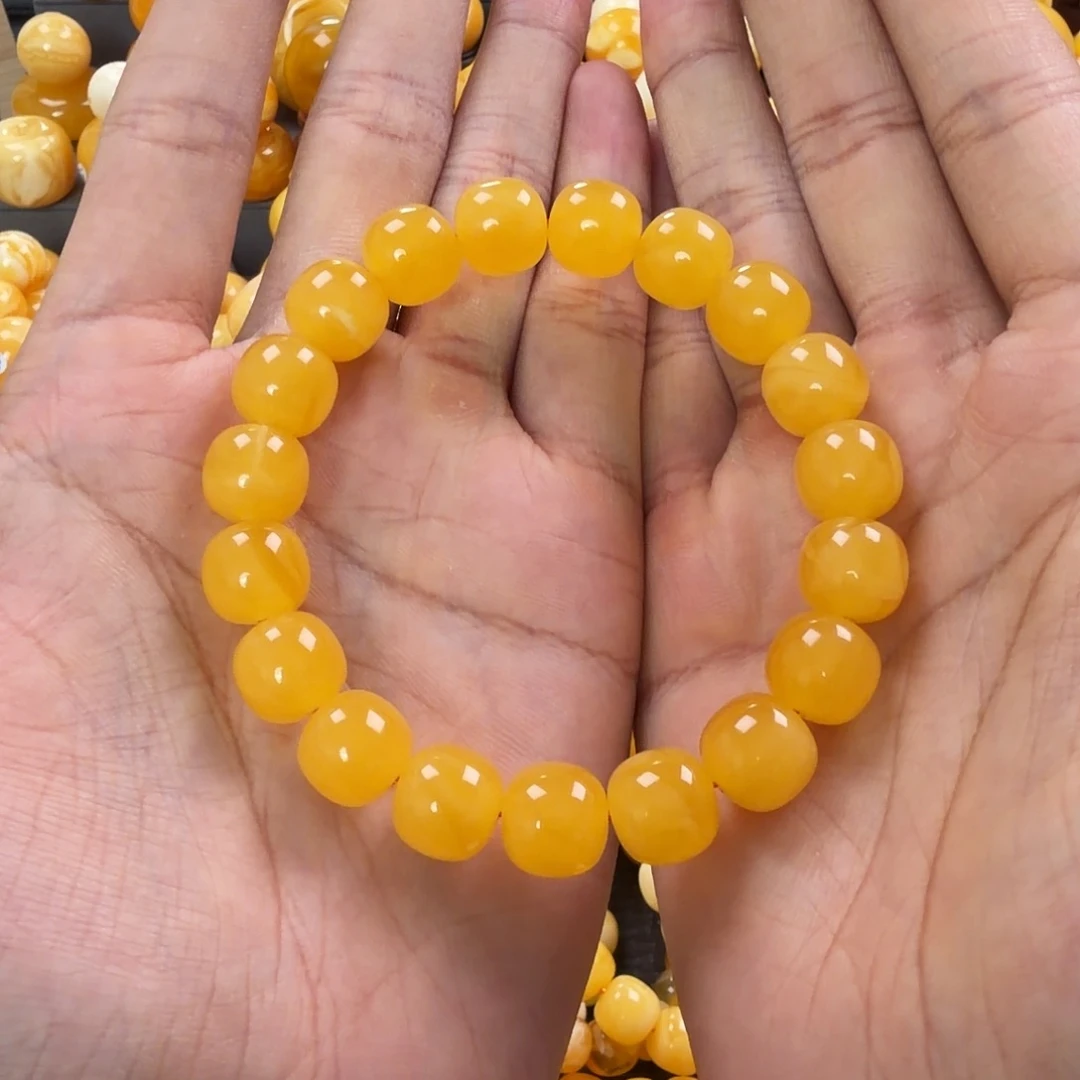 琥珀未镶嵌珠宝奇石12mm同料