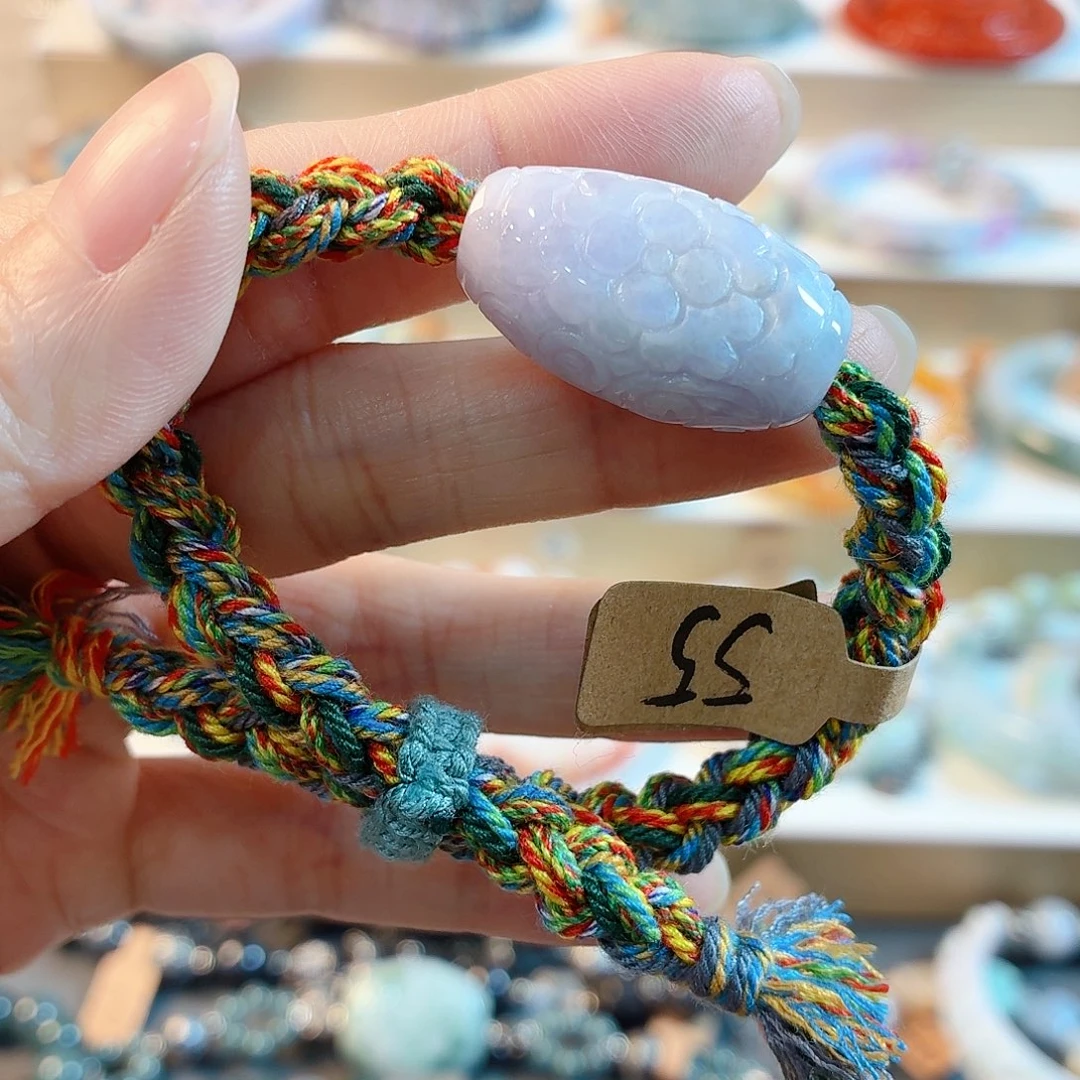 翡翠未镶嵌手链手串