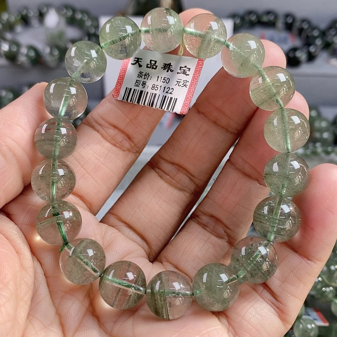 未镶嵌水晶手链绿幽灵手链851122