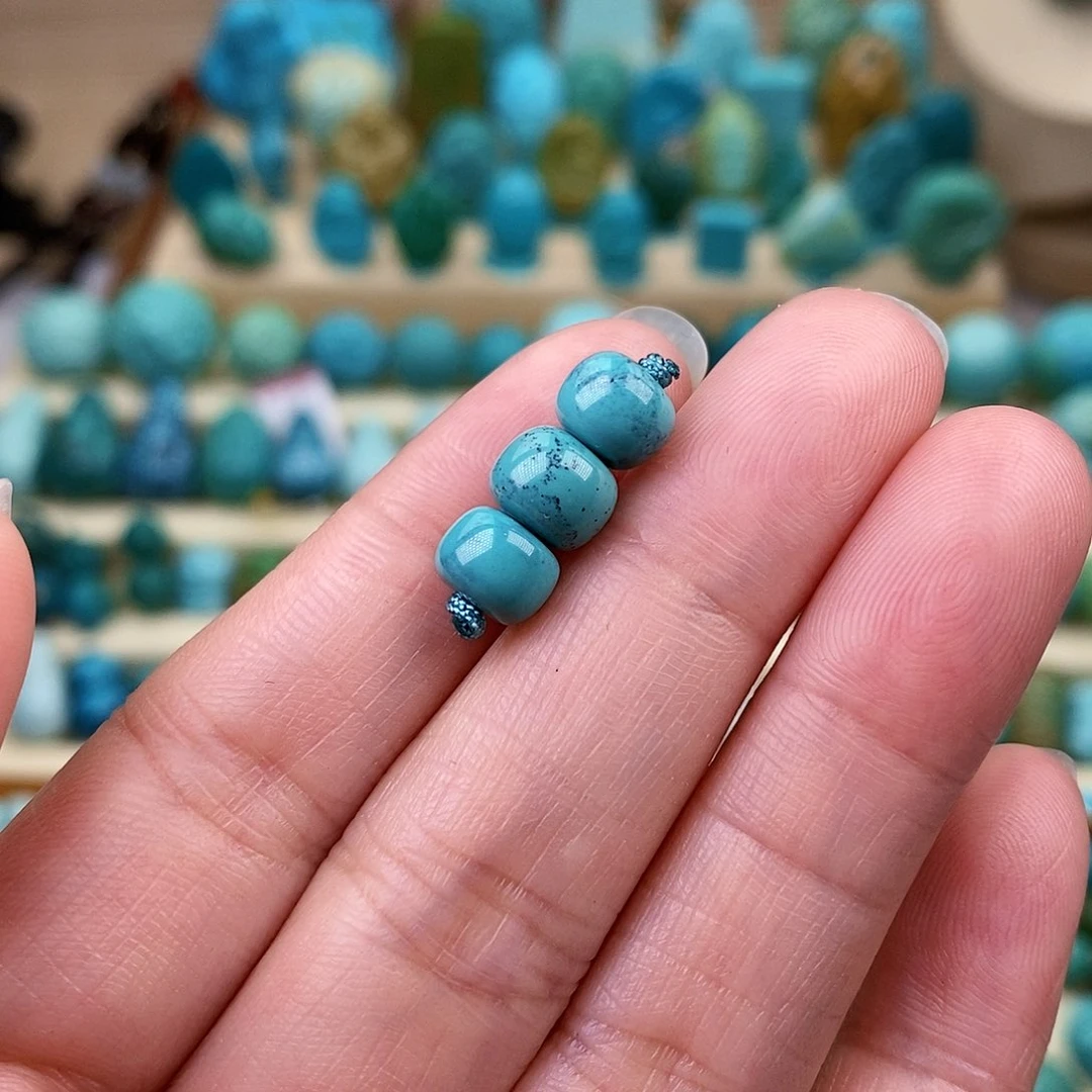 绿松石珠宝奇石未镶嵌