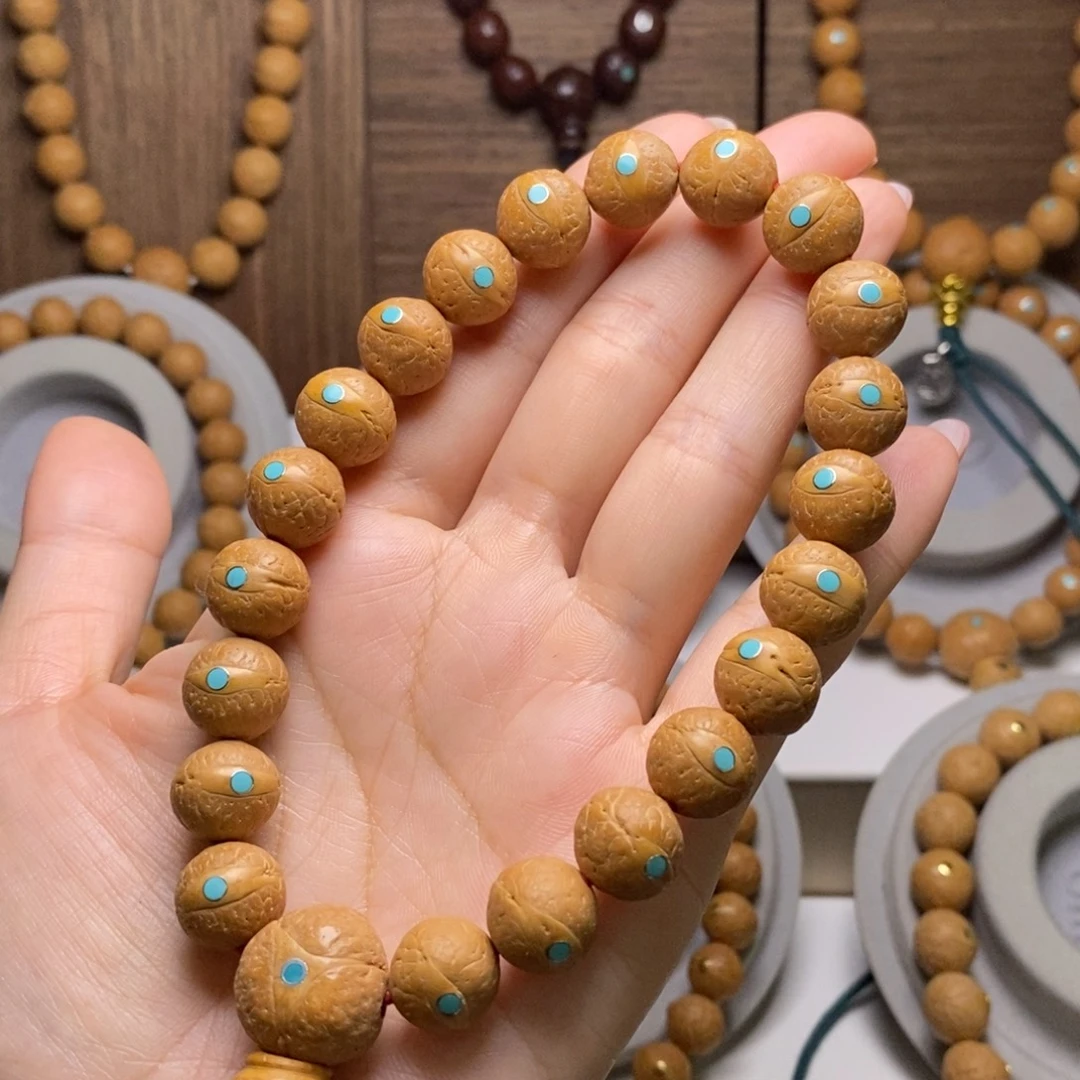 吊坠凤眼菩提12松钉手串