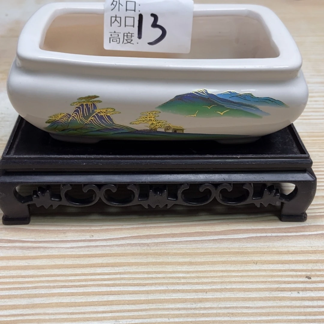 瓷片陶瓷花盆陶瓷艺术