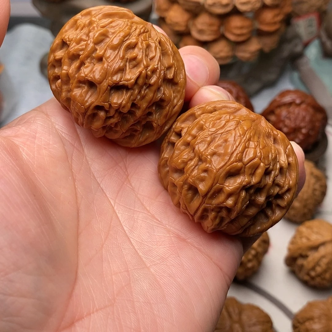 J***h文玩核桃把件磨盘