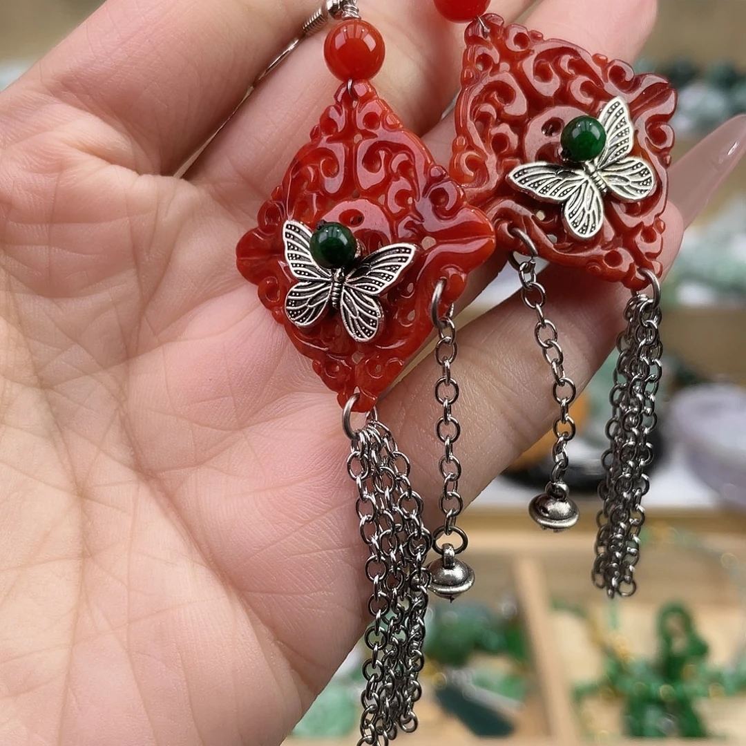 翡翠未镶嵌手链耳坠