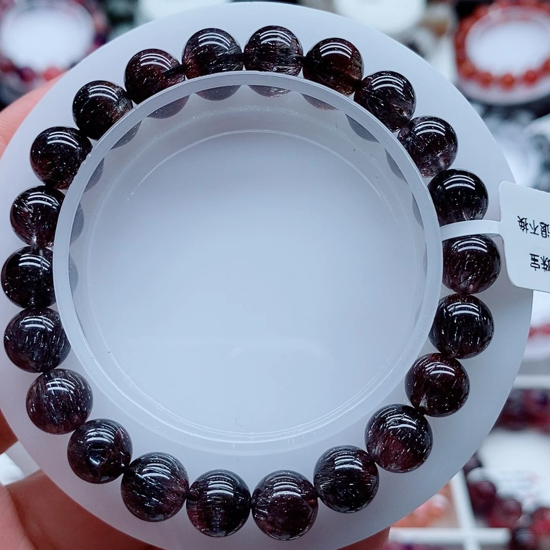 未镶嵌手链水晶满矿黑超七