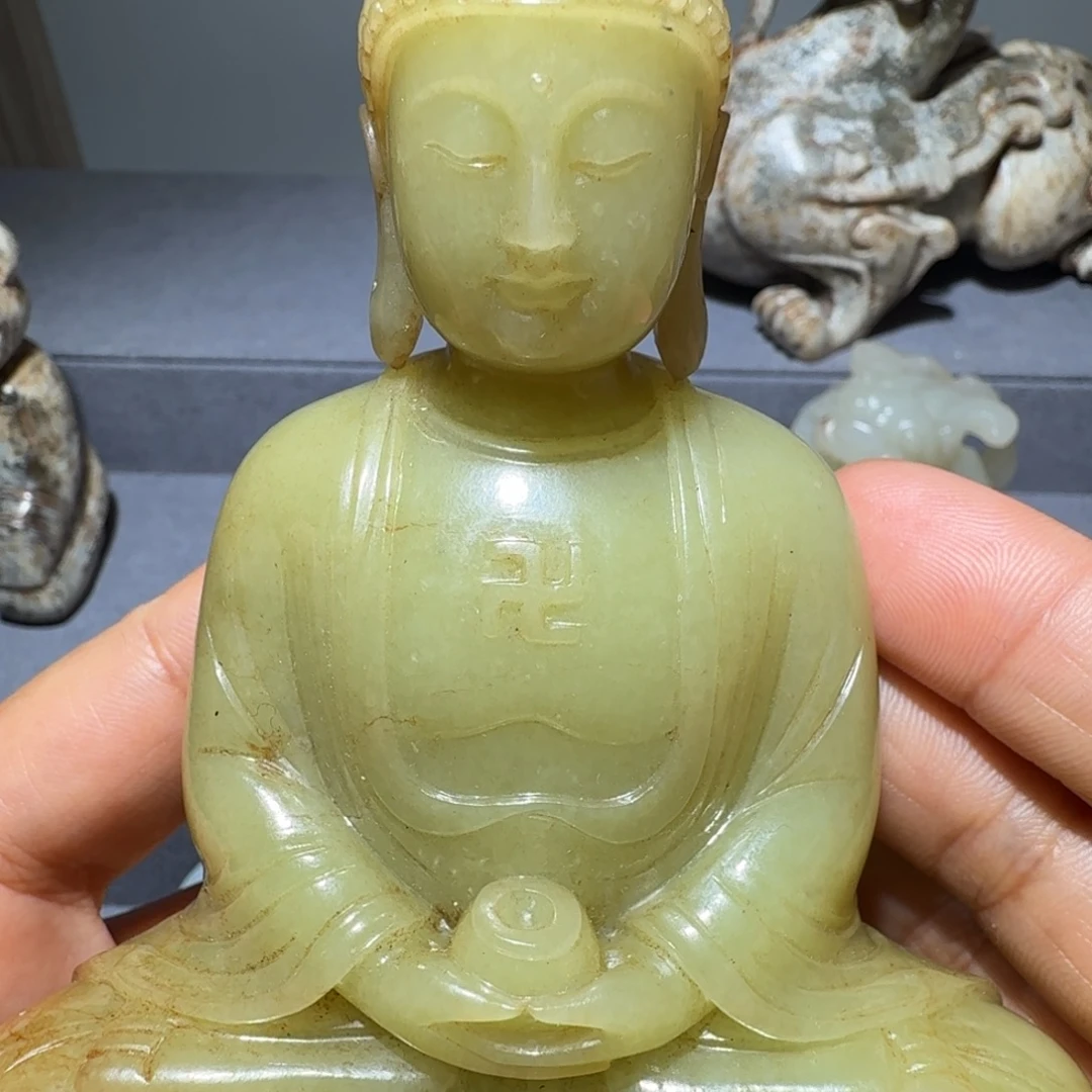 美***悟和田玉未镶嵌挂件