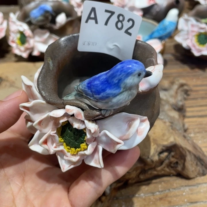 手工制作陶瓷茶具茶杯青蛙