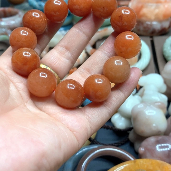 石英质玉（黄龙玉）合金颈饰