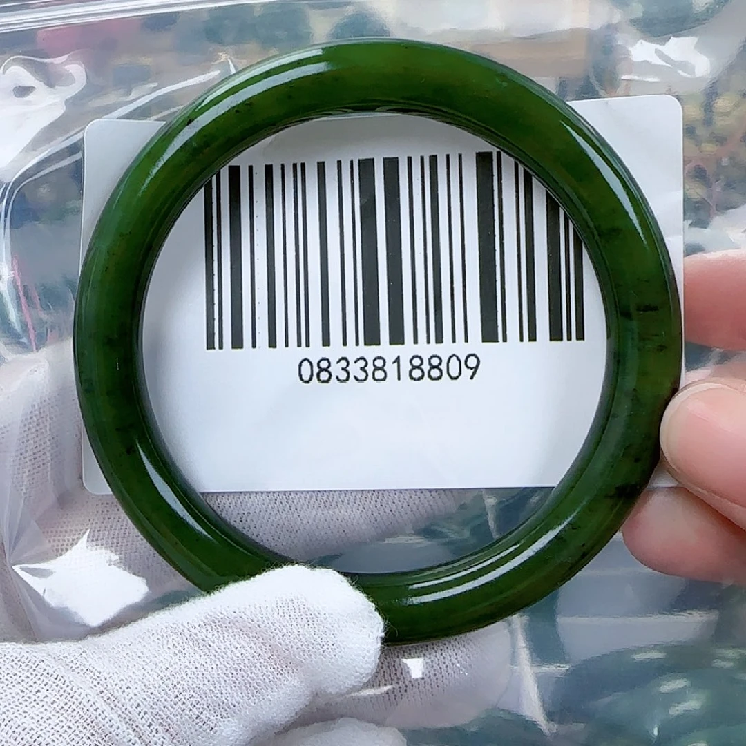 和田玉（碧玉）手镯未镶嵌5960