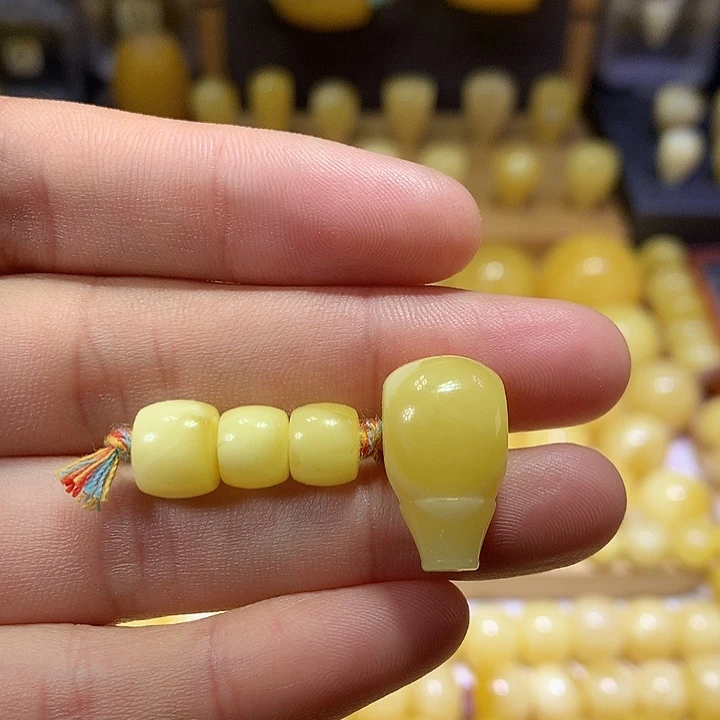 蜜蜡未镶嵌裸石天然俄料白花蜜蜡套装8-11.6左右