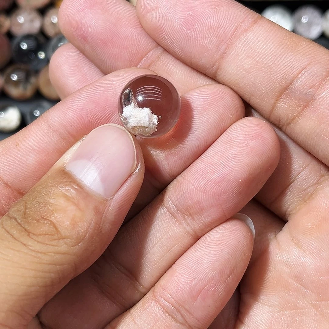 未镶嵌颈饰水晶14.9mm幽灵晶中晶