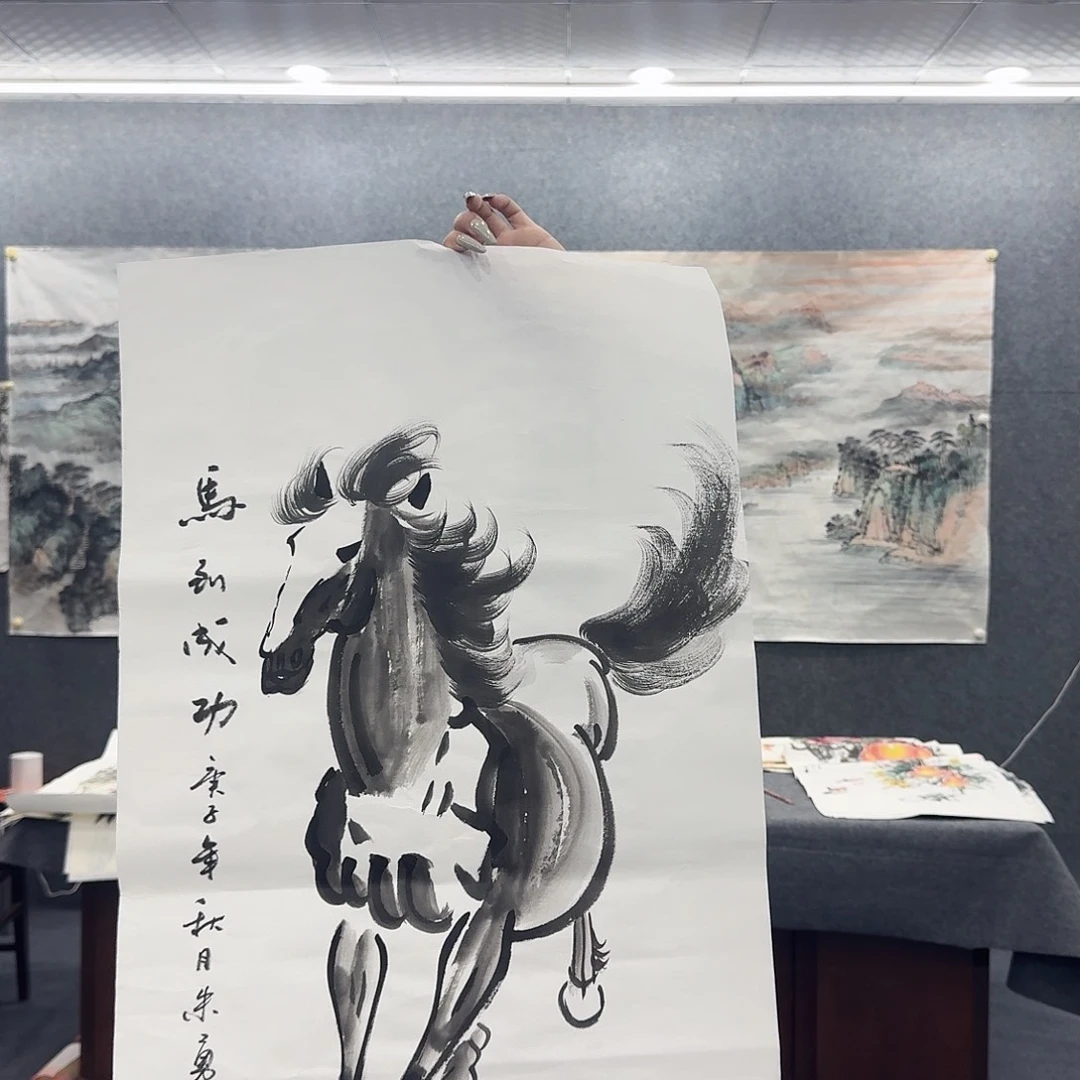 国画国画亲笔手绘
