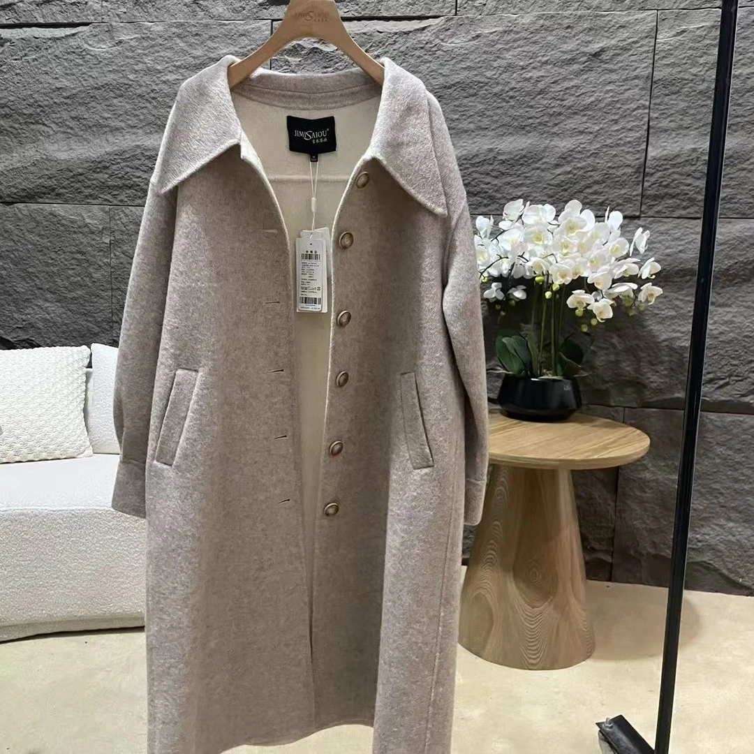 吉米赛欧【夏天纯色大衣】  1H2151305  大衣设计师时尚女士长款