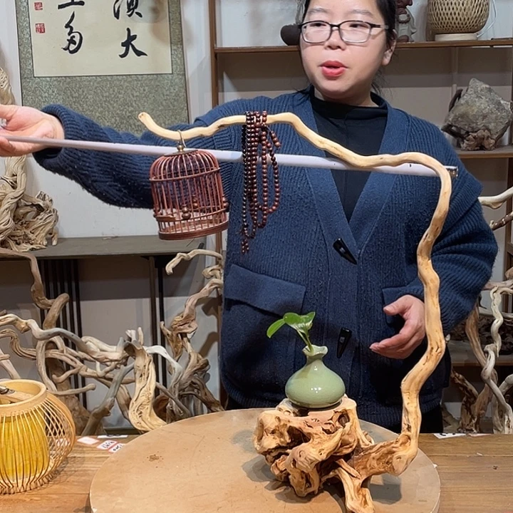 木杜鹃根根艺摆件3