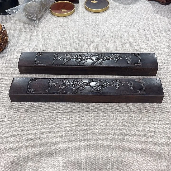 琉璃手工艺品红木工艺品雕刻工艺微暇