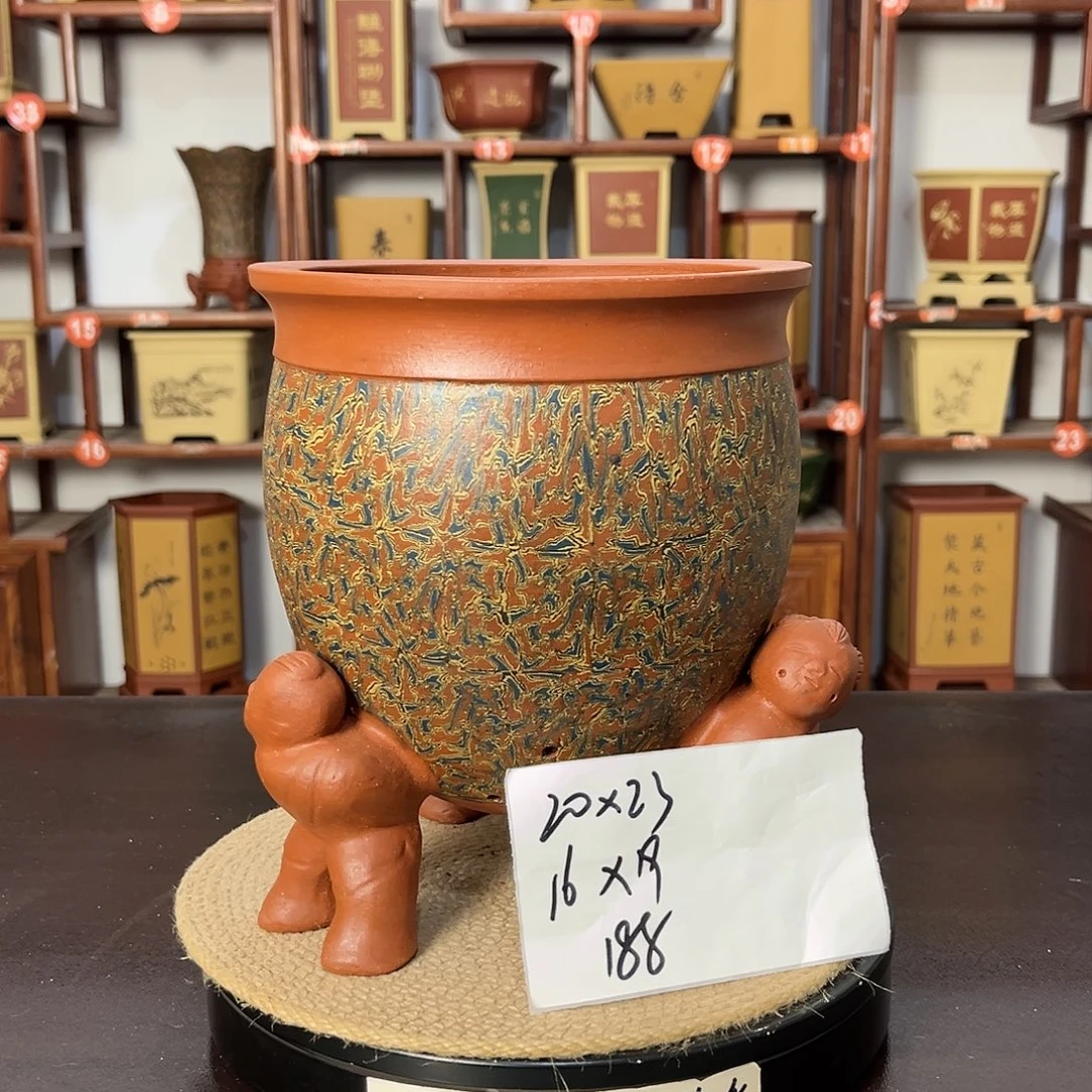 紫砂花盆紫砂花盆