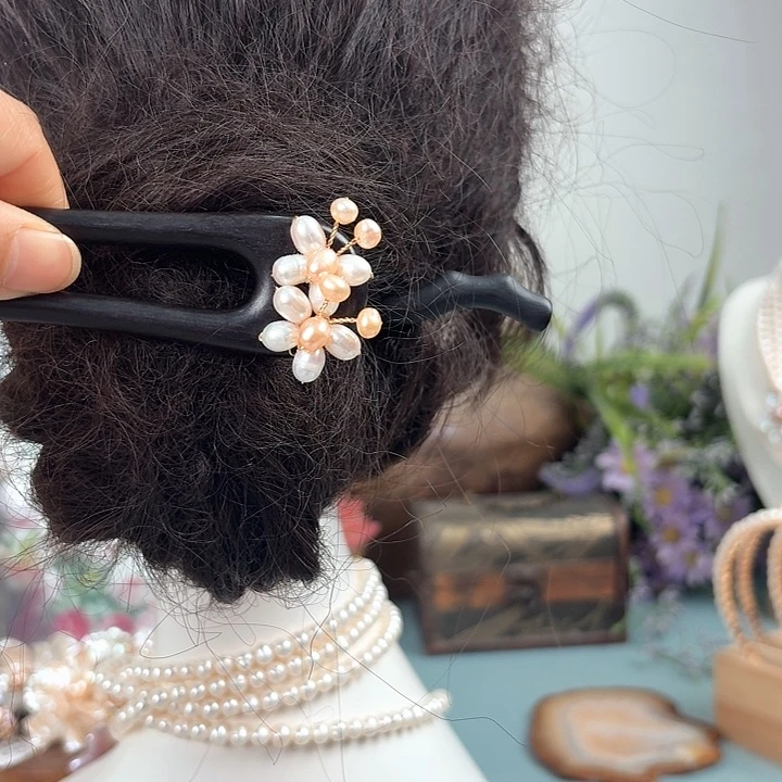 未镶嵌淡水珍珠发饰