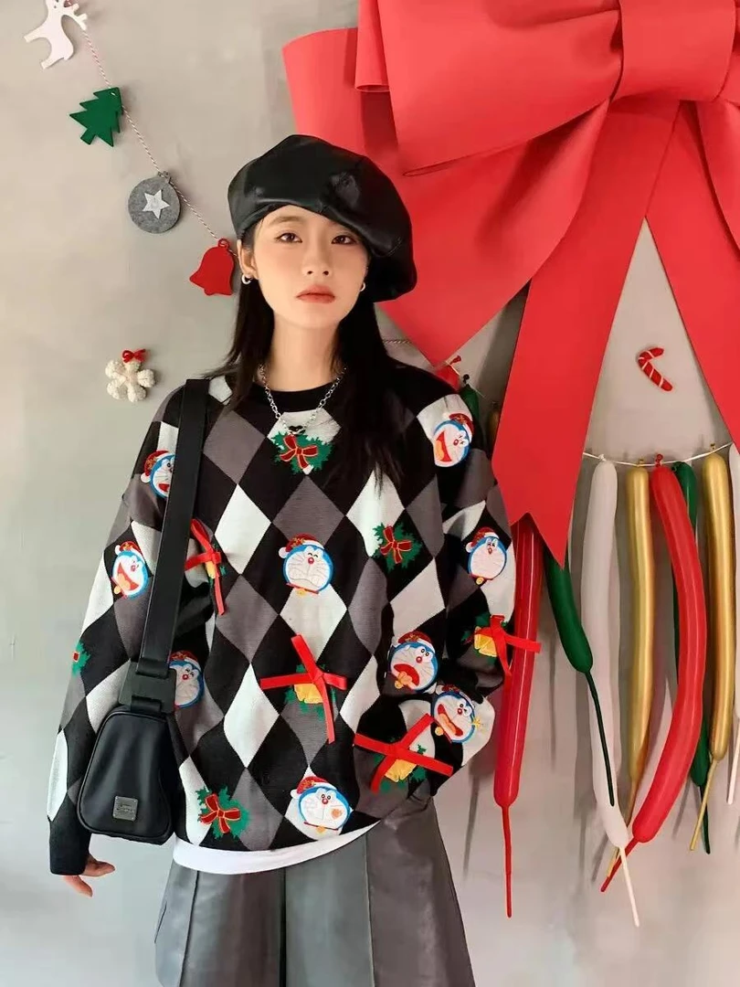 999【0239】圣诞哆啦毛套衫（不含配饰）