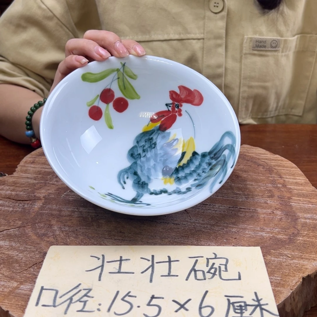 瓷片景德镇陶瓷手工手绘制作