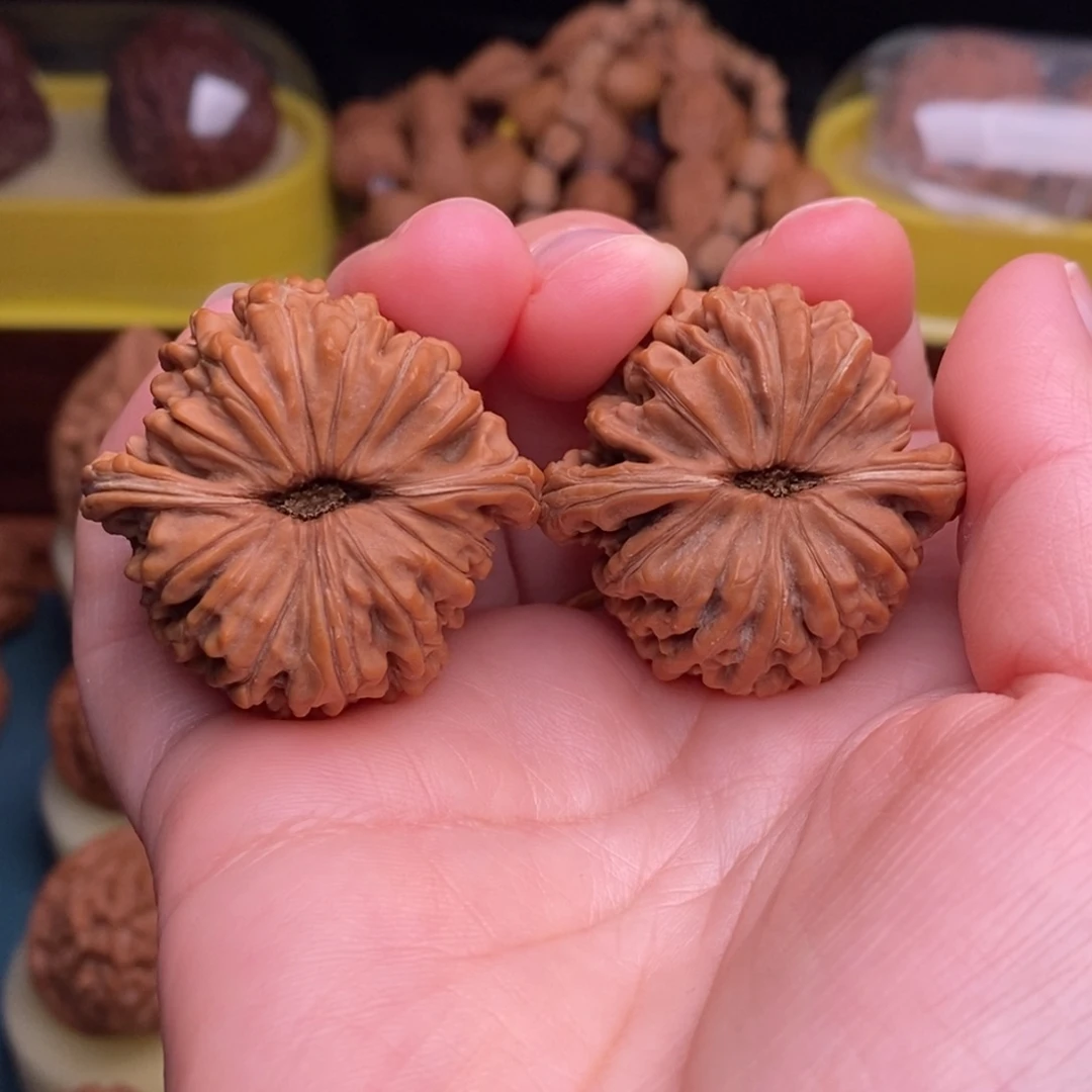 吊坠文玩核桃38四座楼全