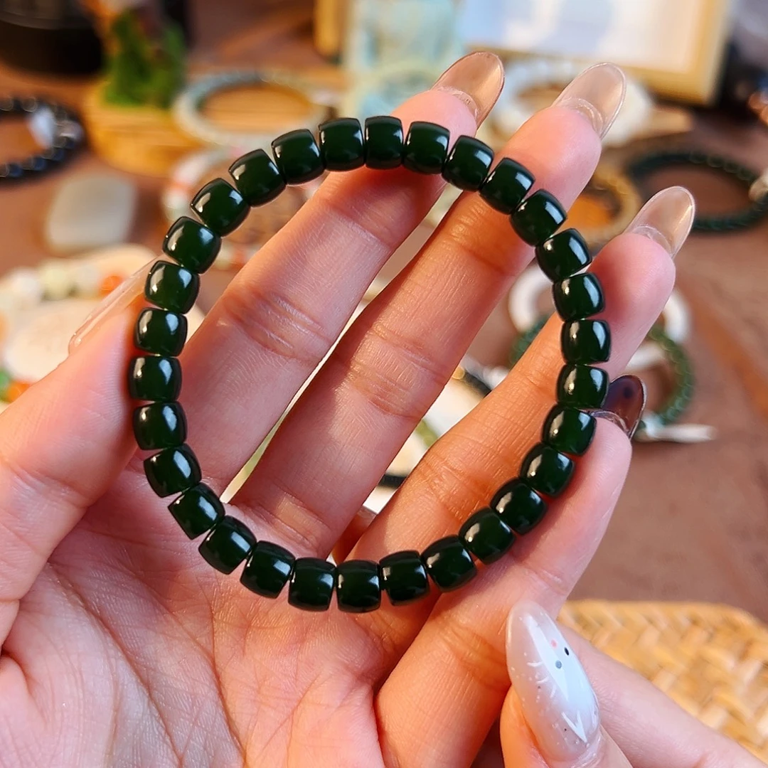 用***3和田玉未镶嵌手串