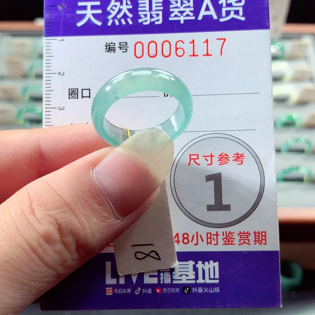 翡翠戒指未镶嵌18号