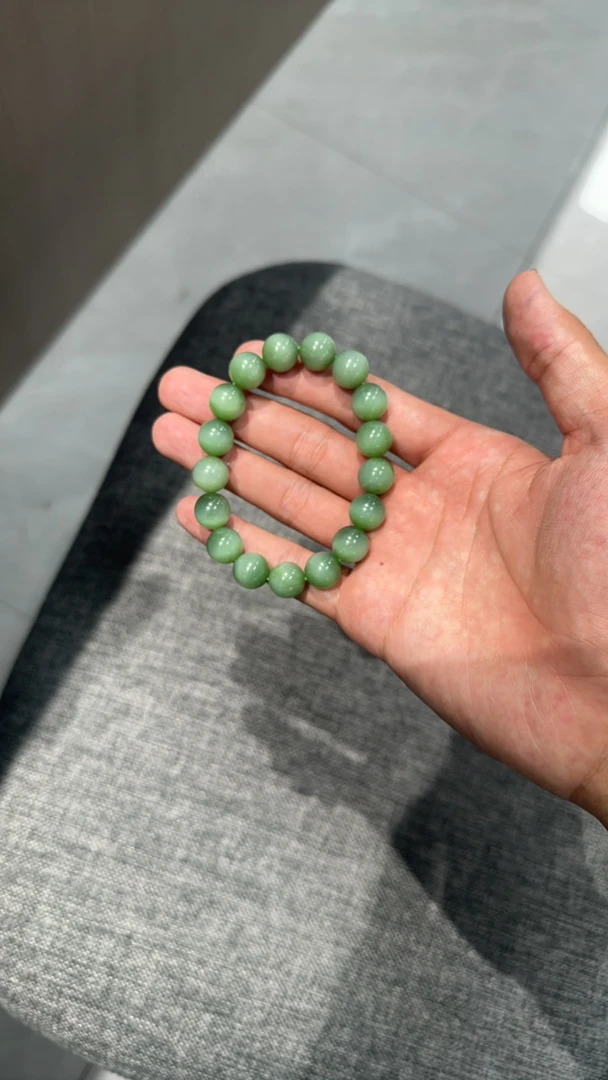 和田玉碧玉猫眼手串