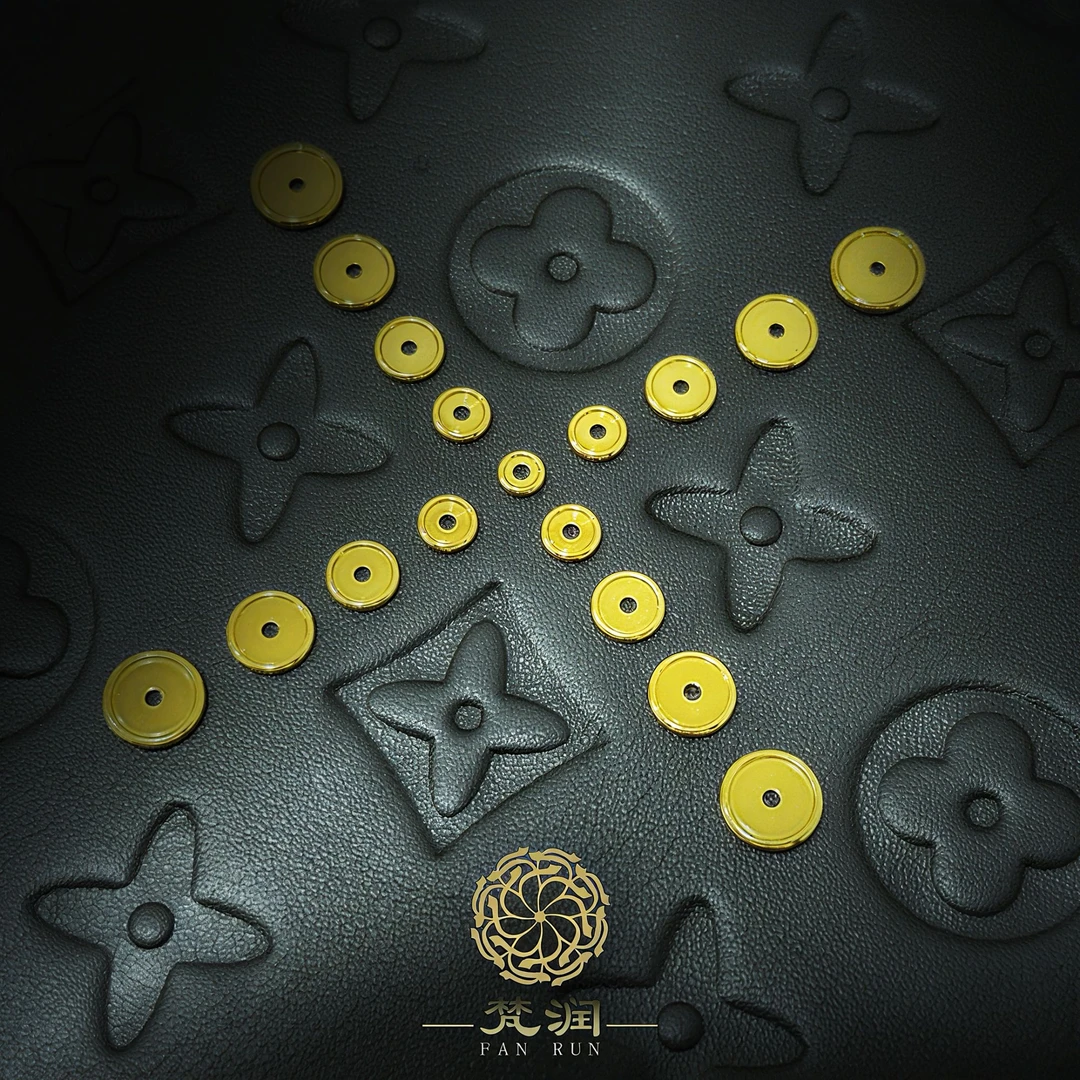 足银玻璃银制品 足银制品FR【车轮隔片系列】文玩5D无氰电铸工艺2店