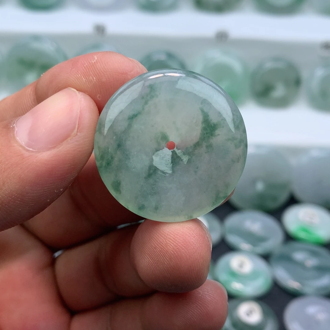 翡翠未镶嵌颈饰缅甸天然A货翡翠30.2-5.6