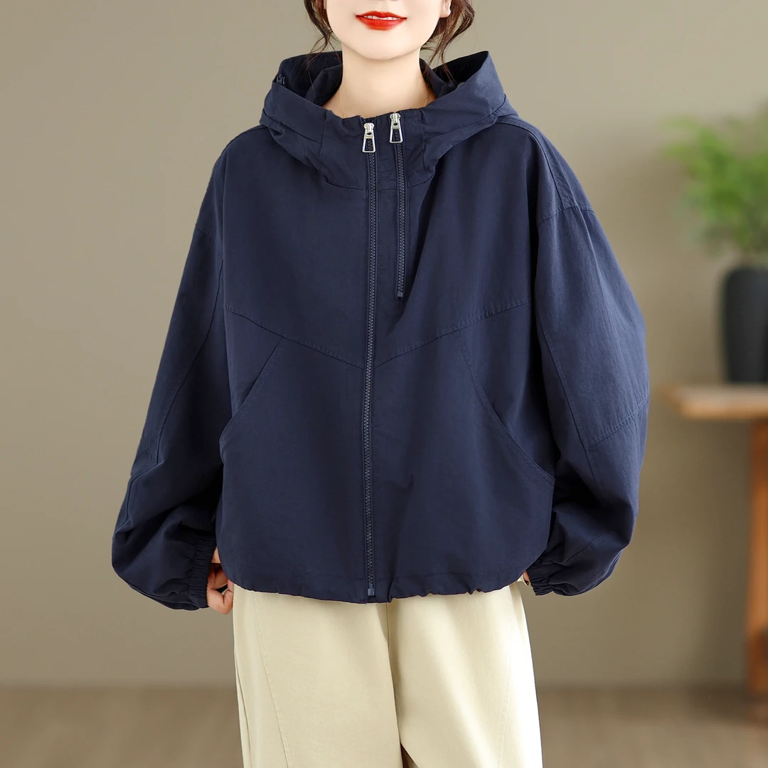 女短外套文艺修身女子棒球夹克短款秋季运动休闲7788