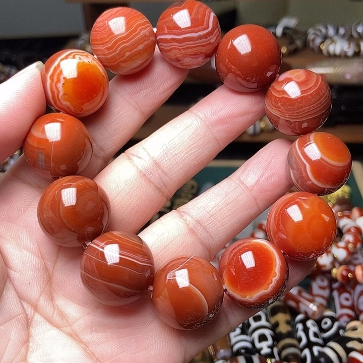 玛瑙/玉髓未镶嵌手链