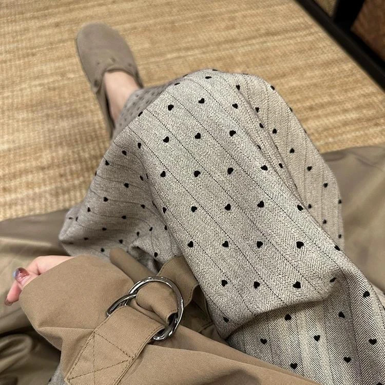 【新疆包邮】复古印花高级阔腿裤女2025夏季新款薄款宽松直筒裙裤