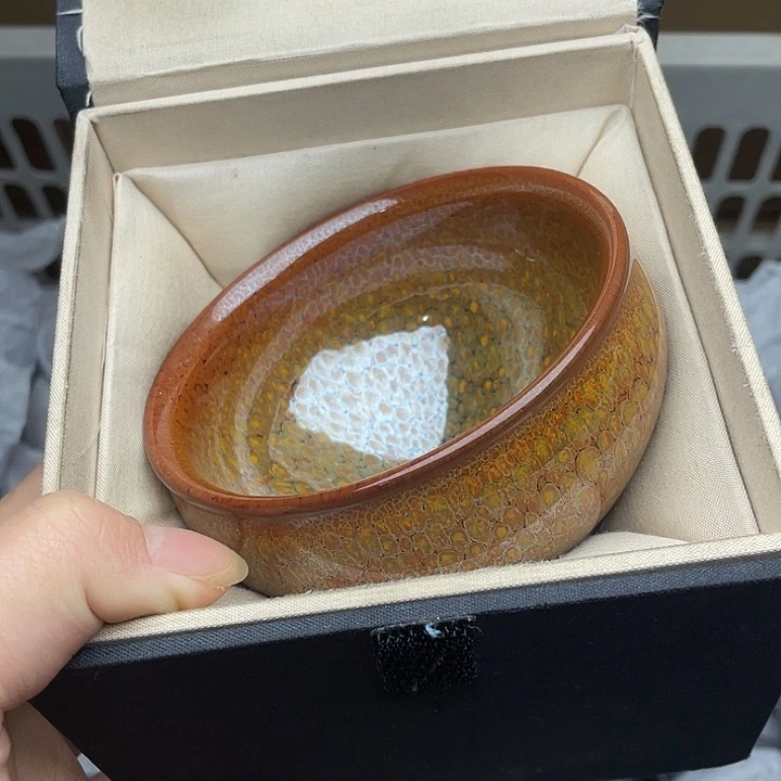 茶盏建窑建盏主人杯配礼盒
