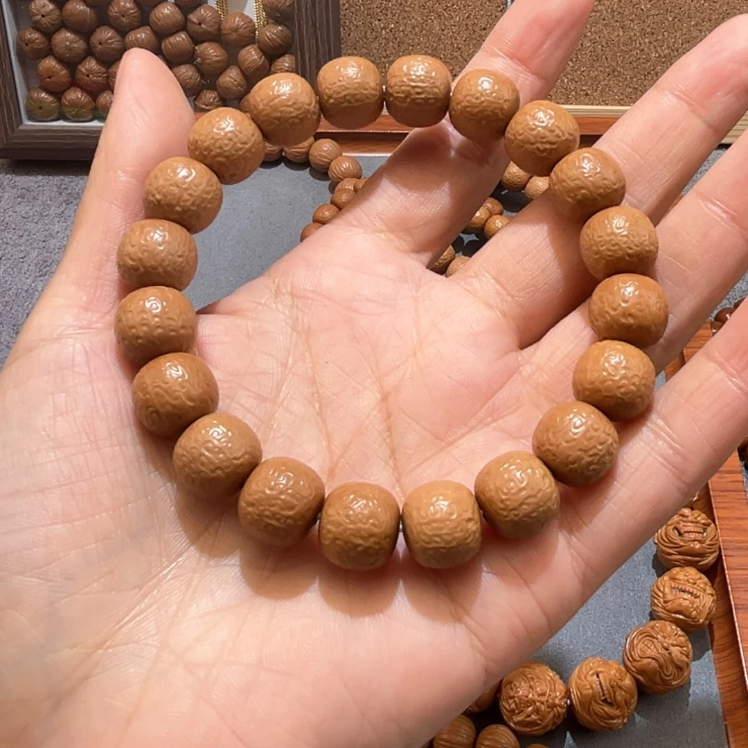 抹***仁猴头核桃手串甲骨文手串