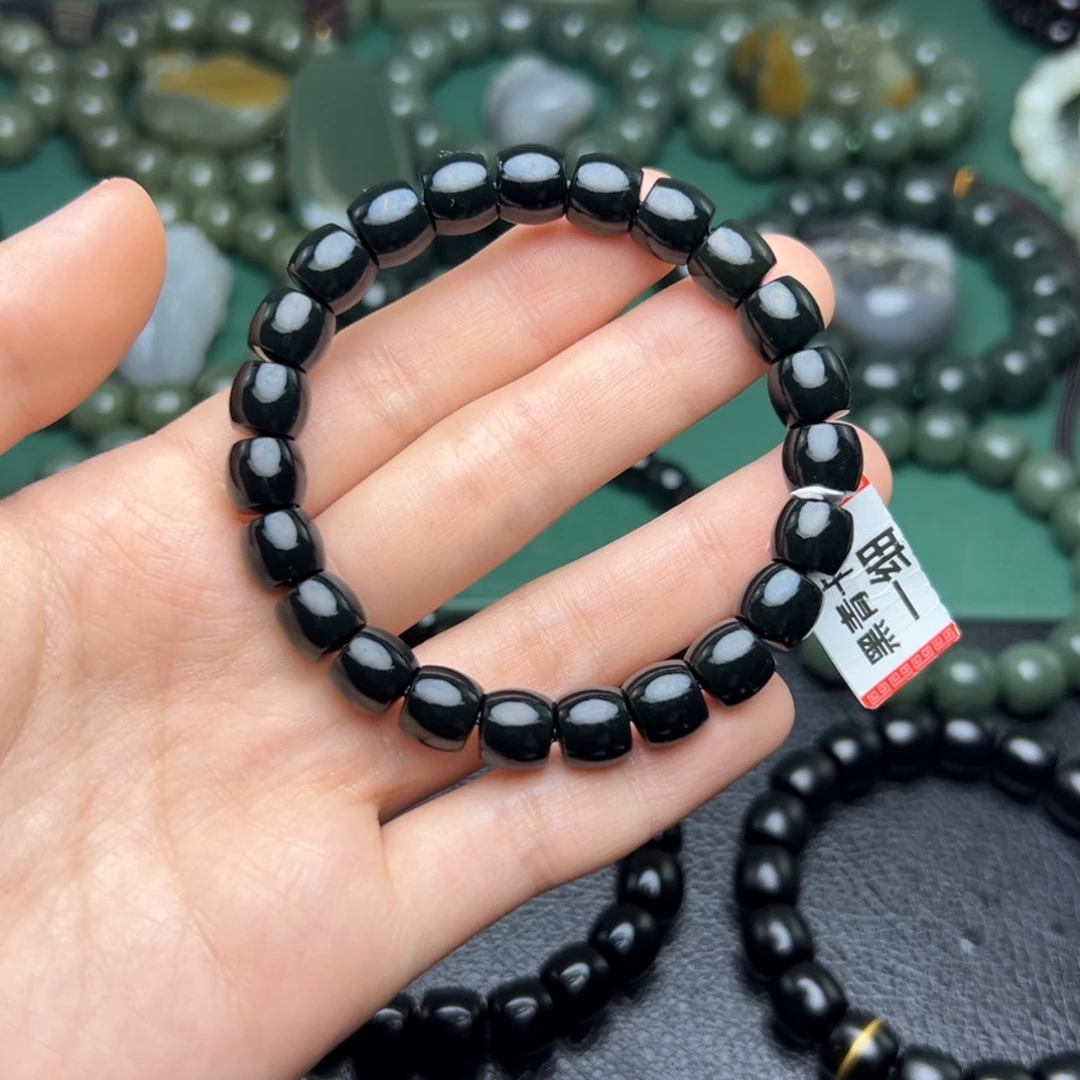 和田玉手链未镶嵌静*