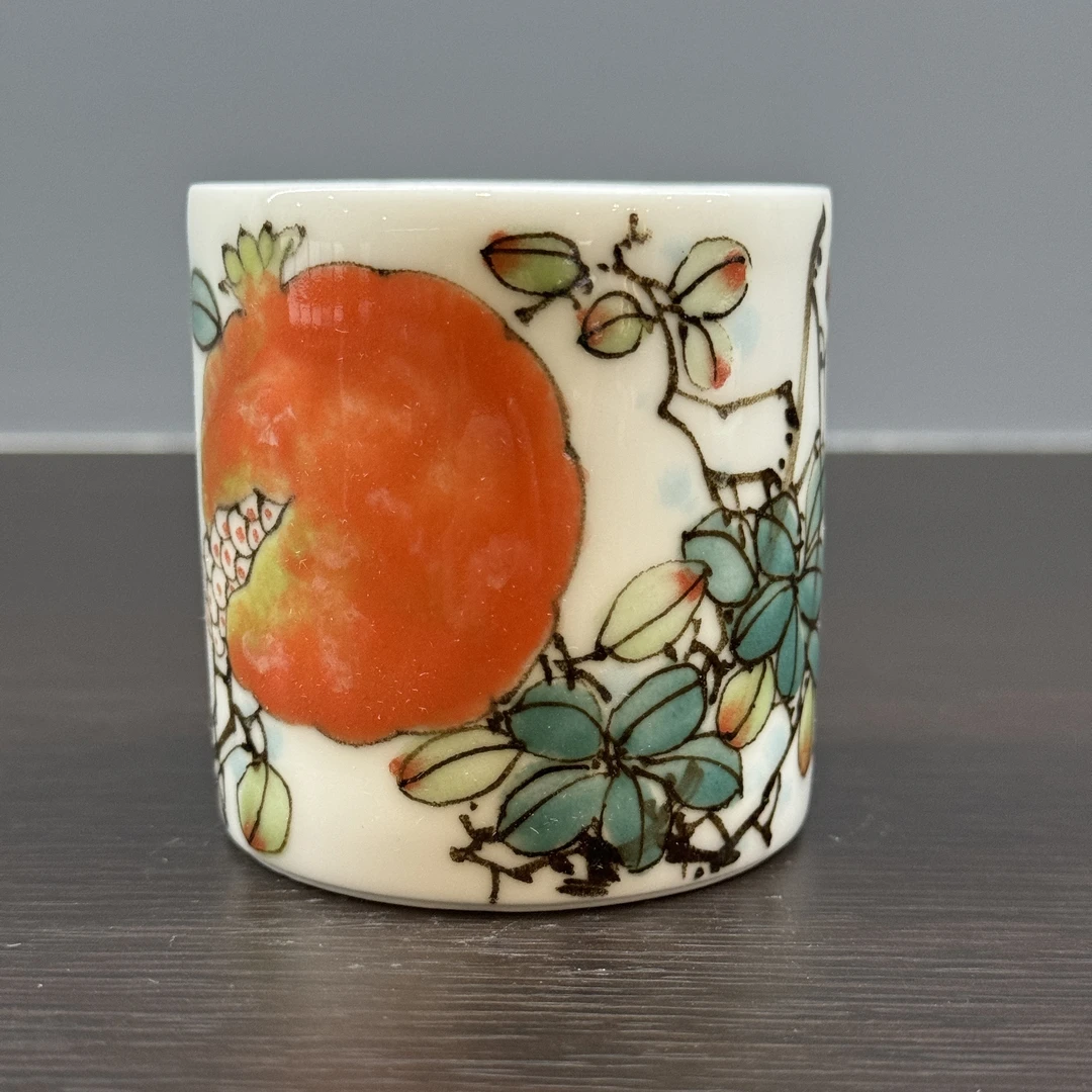 釉中彩 直筒杯 180cc 戴李平制 TC002