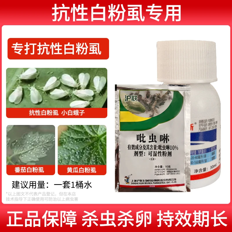 抗性白粉虱专用蔬菜果树瓜类绿植专用套餐药虫卵双杀大品牌正品