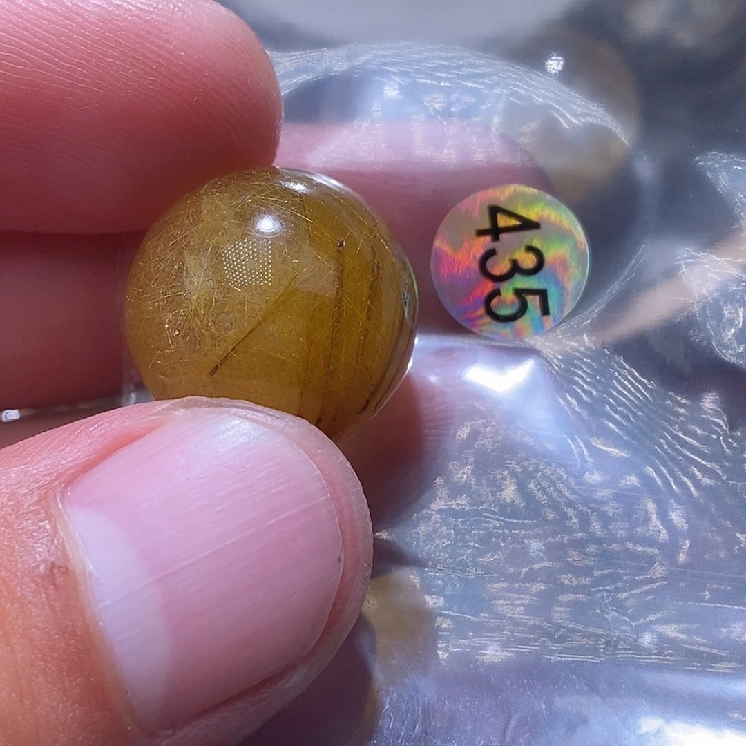 用***7未镶嵌发晶手链天然水晶