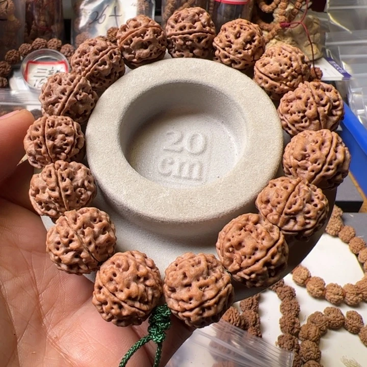 金刚菩提手串20铁籽蜂窝双龙