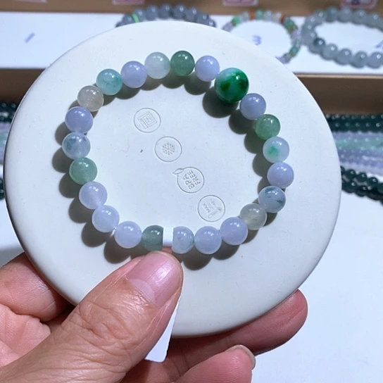 翡翠未镶嵌手链52