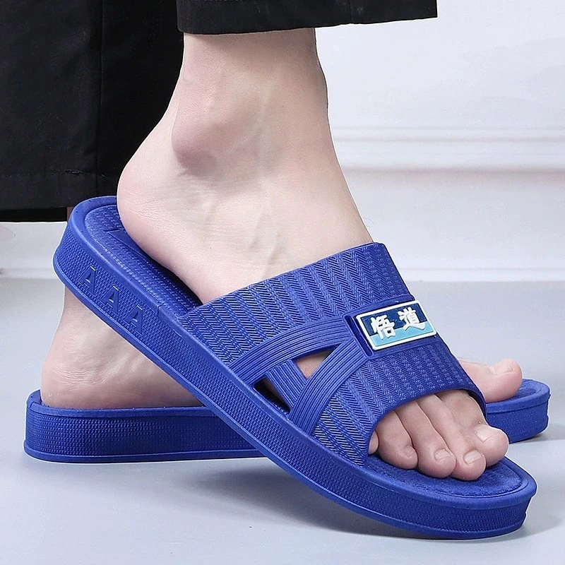 日本无印MUJ拖鞋男厚底耐磨拖鞋上班休闲浴室防滑家用凉拖鞋男款